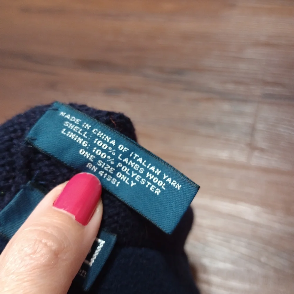 Polo by Ralph Lauren Blue Label Big Pony Lambswool Beanie